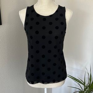 J. Crew polka dot top